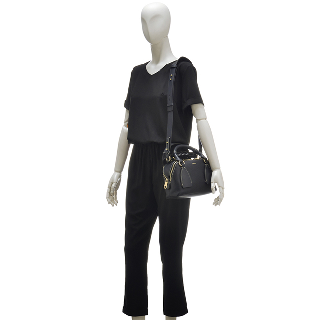 クロエ CHLOE ショルダーバッグ ダリア スモール DARIA ハンドバッグ ブラック系 CHC20US361 C62 4D4