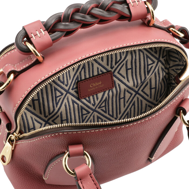 クロエ CHLOE ショルダーバッグ ダリア スモール DARIA ハンドバッグ ローズ系 CHC20US361 C62 6S2
