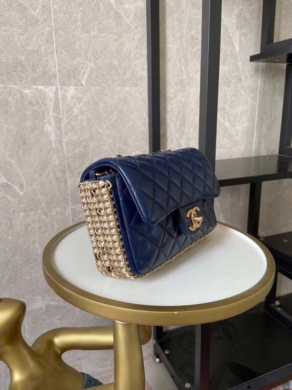 シャネル CHANEL フラップ バッグ ショルダー CC ラム パール マト AS1740 B02779 60325