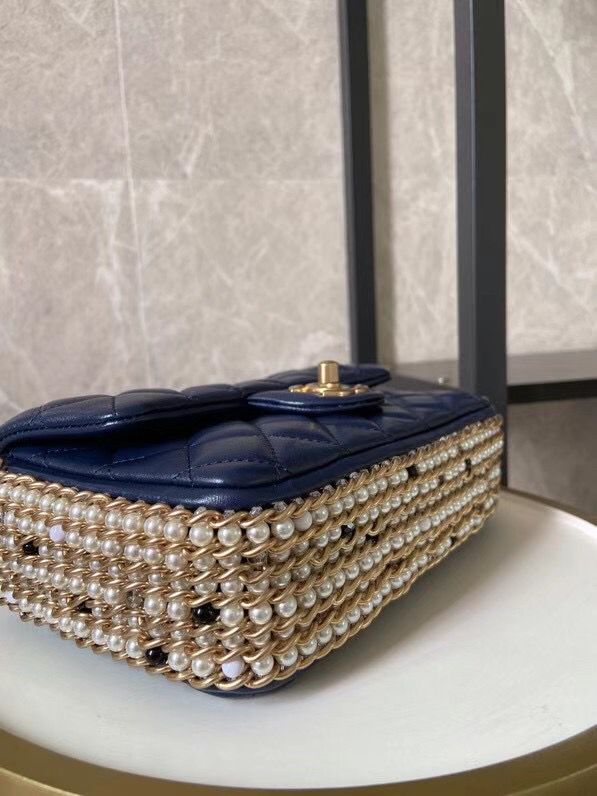 シャネル CHANEL フラップ バッグ ショルダー CC ラム パール マト AS1740 B02779 60325