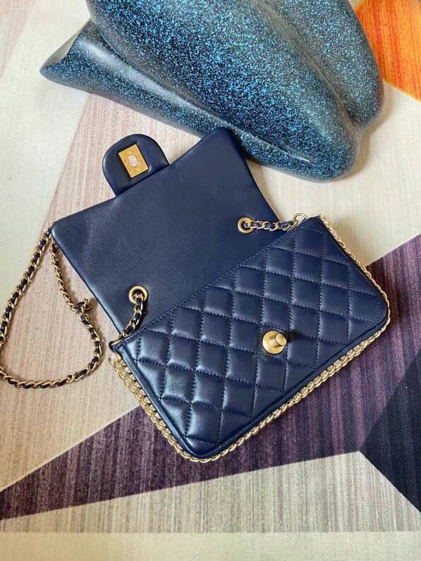 シャネル CHANEL フラップ バッグ ショルダー CC ラム パール マト AS1740 B02779 60325