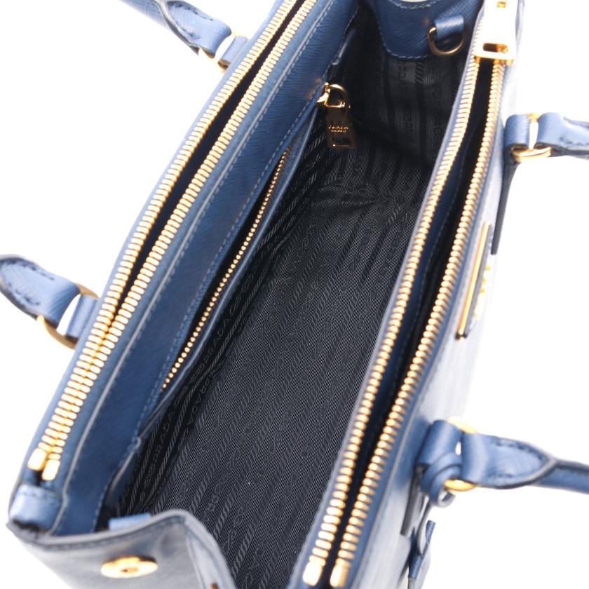 プラダ PRADA SAFFIANO LUX ガレリア ハンドバッグ サフィアーノレザー ブルー 2WAY 1BA896/1BA863/1BA274_NZV_F0236_V_OOO