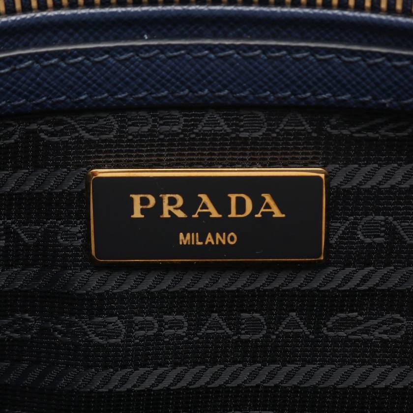 プラダ PRADA SAFFIANO LUX ガレリア ハンドバッグ サフィアーノレザー ブルー 2WAY 1BA896/1BA863/1BA274_NZV_F0236_V_OOO