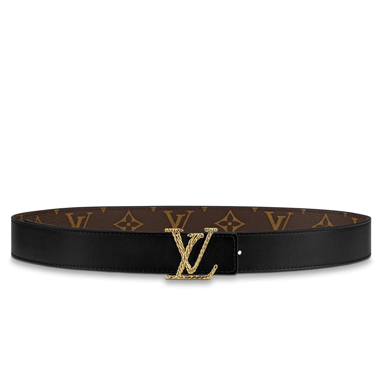 LOUIS VUITTONサンチュール LVオーバー ザ ノット リバーシブル M0302W