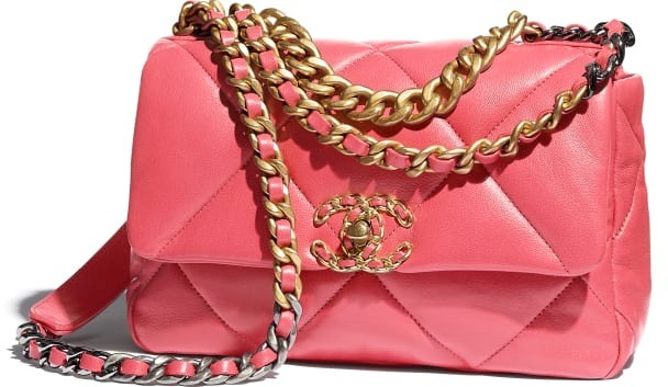 CHANEL シャネル19 フラップバッグ ショルダーバッグ AS1160 B04852 NA106