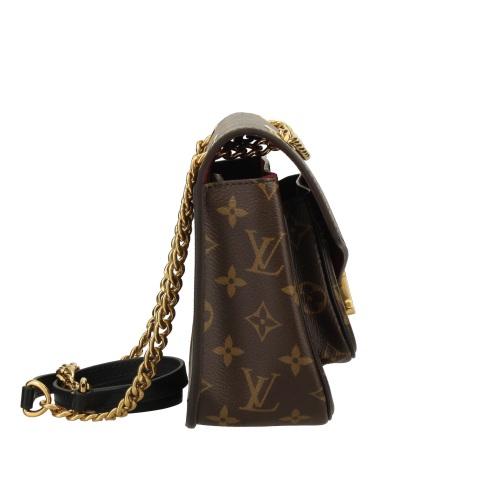 ルイ ヴィトン LOUIS VUITTON モノグラム パッシー チェーン ショルダー バッグ ブラウン ブラック M45592