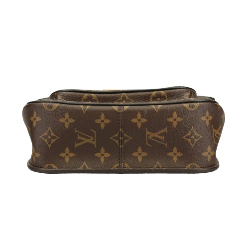 ルイ ヴィトン LOUIS VUITTON モノグラム パッシー チェーン ショルダー バッグ ブラウン ブラック M45592