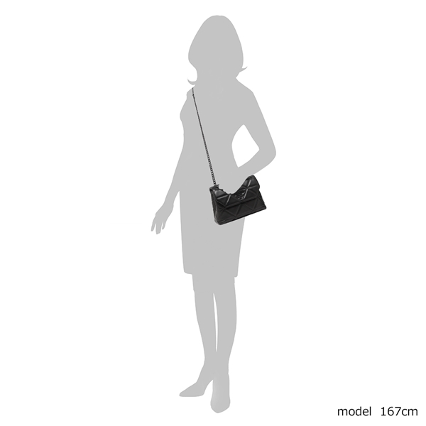 プラダ ショルダーバッグ スペクトラム ステッチ ブラック レディース PRADA 1BD233 WDF0 OOO F0ES9